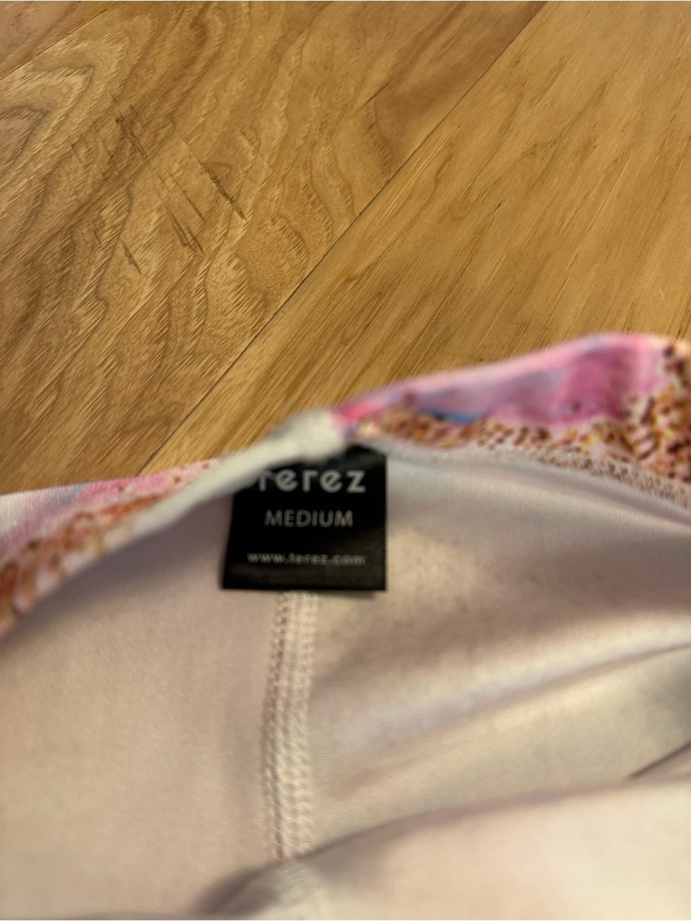 Peloton Medium Women’s Pink Floral leggings Terez